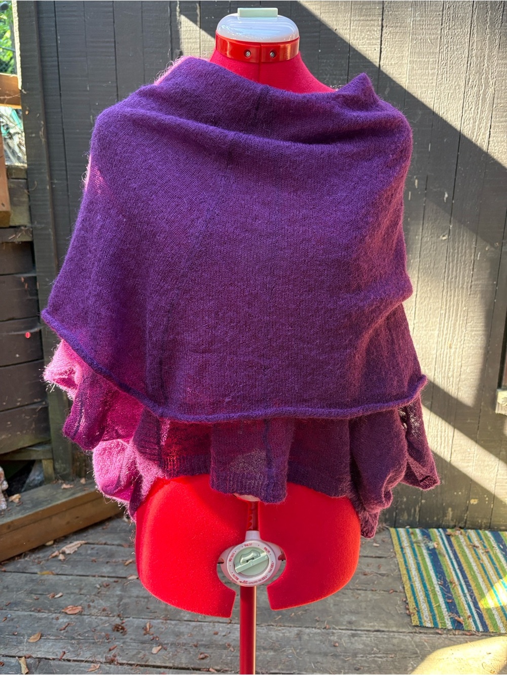 Anthropologie mohair poncho/ cowl sweater